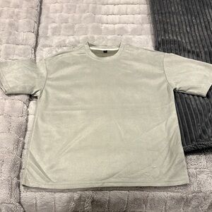 SHEIN Light Gray Short Sleeve Tee